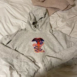 Boys lie cropped sweatshirt